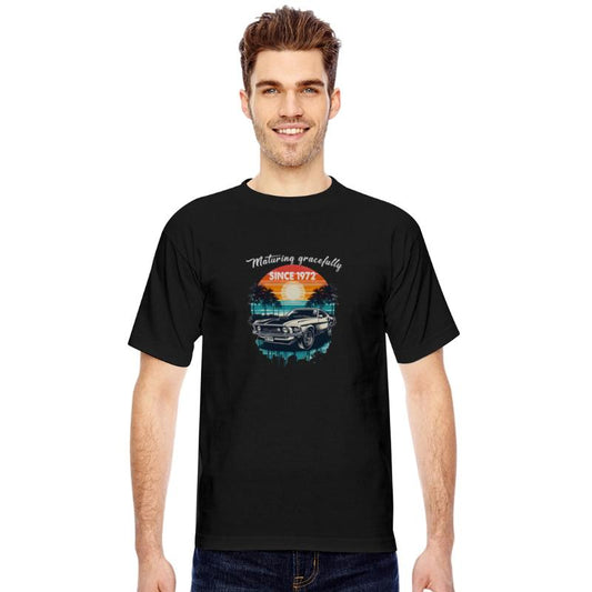 Maturing Gracefully Since 1972 Classic Car Tee