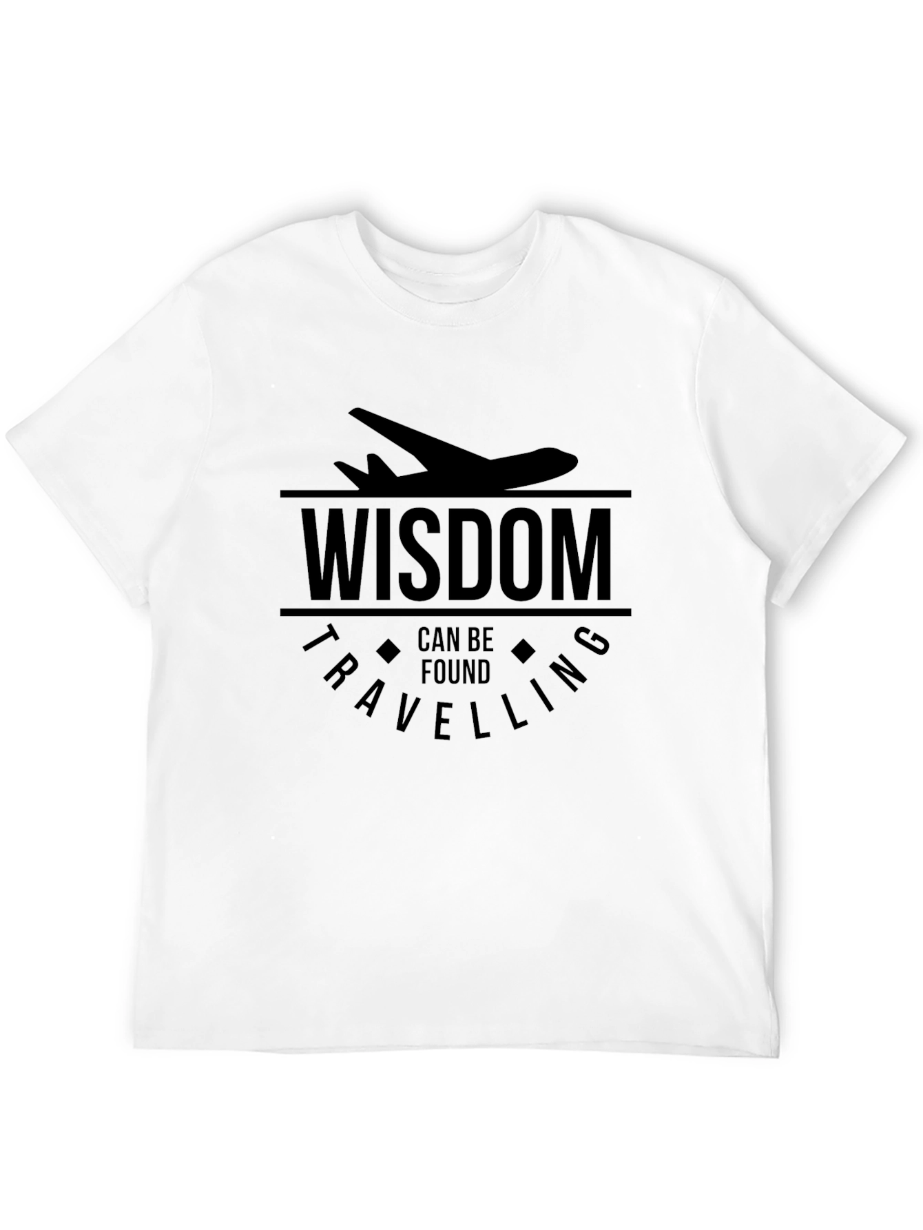 Wisdom Can Be Found Travelling Graphic Tee