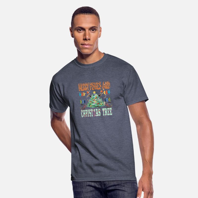 MERRY FISHES AND CHRISTMAS TREE