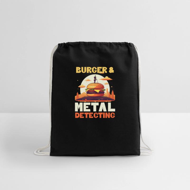 Metal Detecting Burger And Detecting