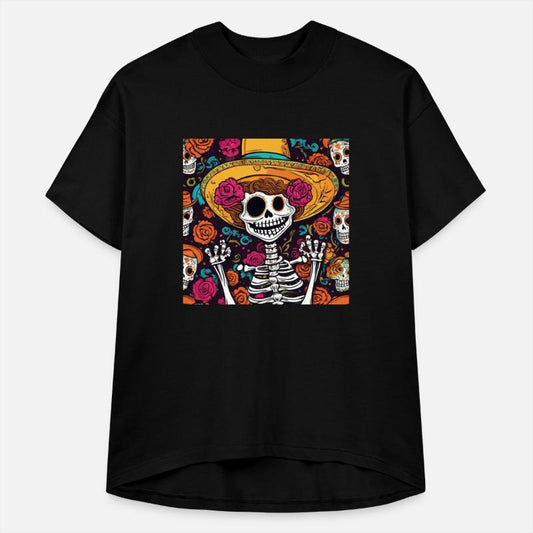 Mexican Sombrero Skeleton Art