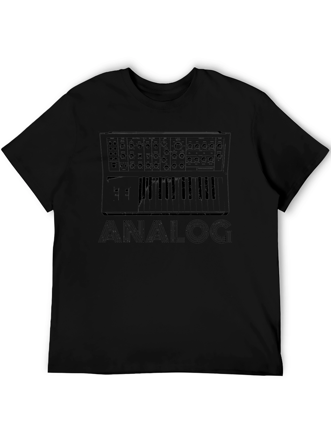 Analog Synth T-Shirt - Classic Synthesizer Design