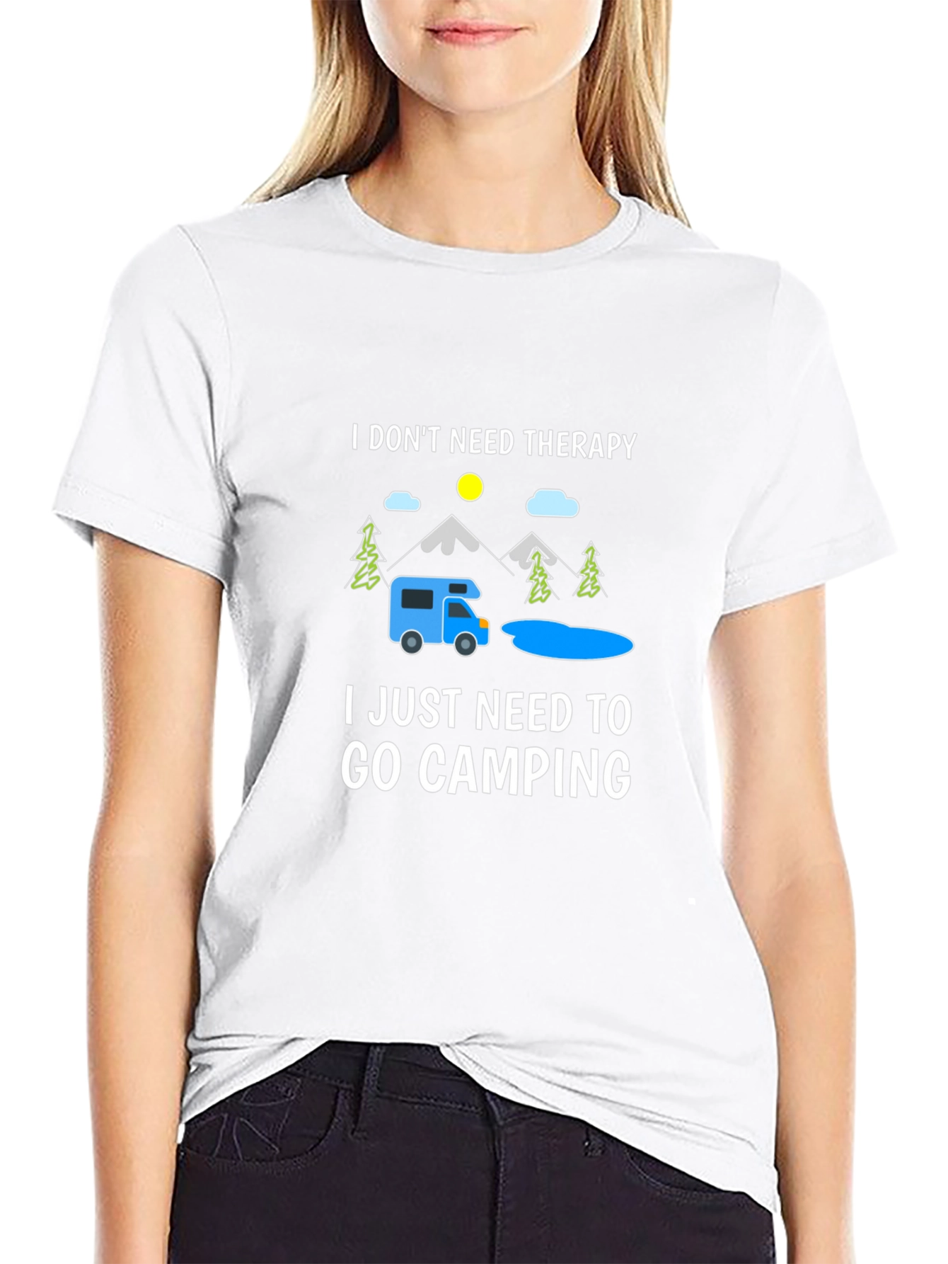 Camping Therapy T-Shirt: Outdoor Adventure Tee