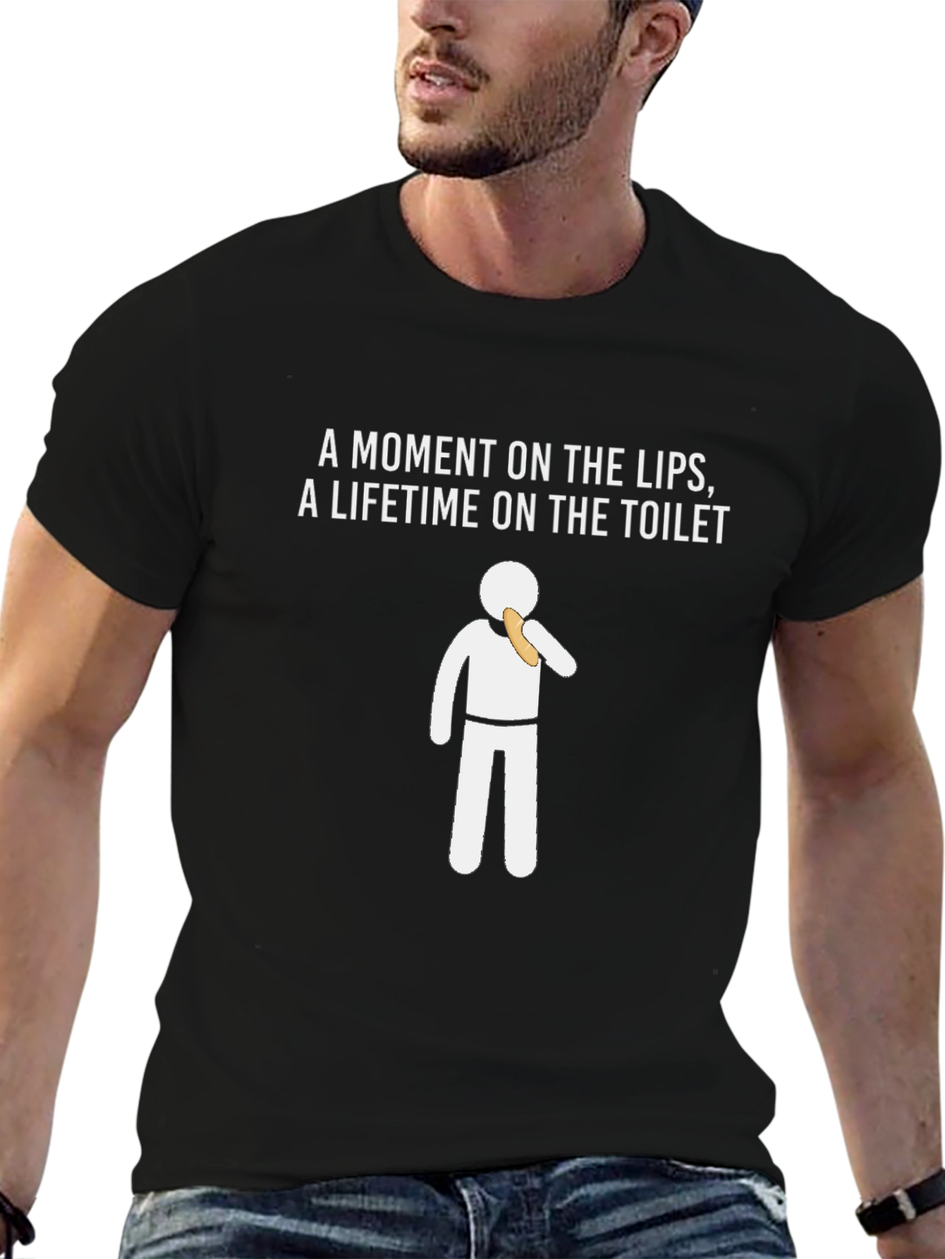 Funny Moment on the Lips Graphic Tee
