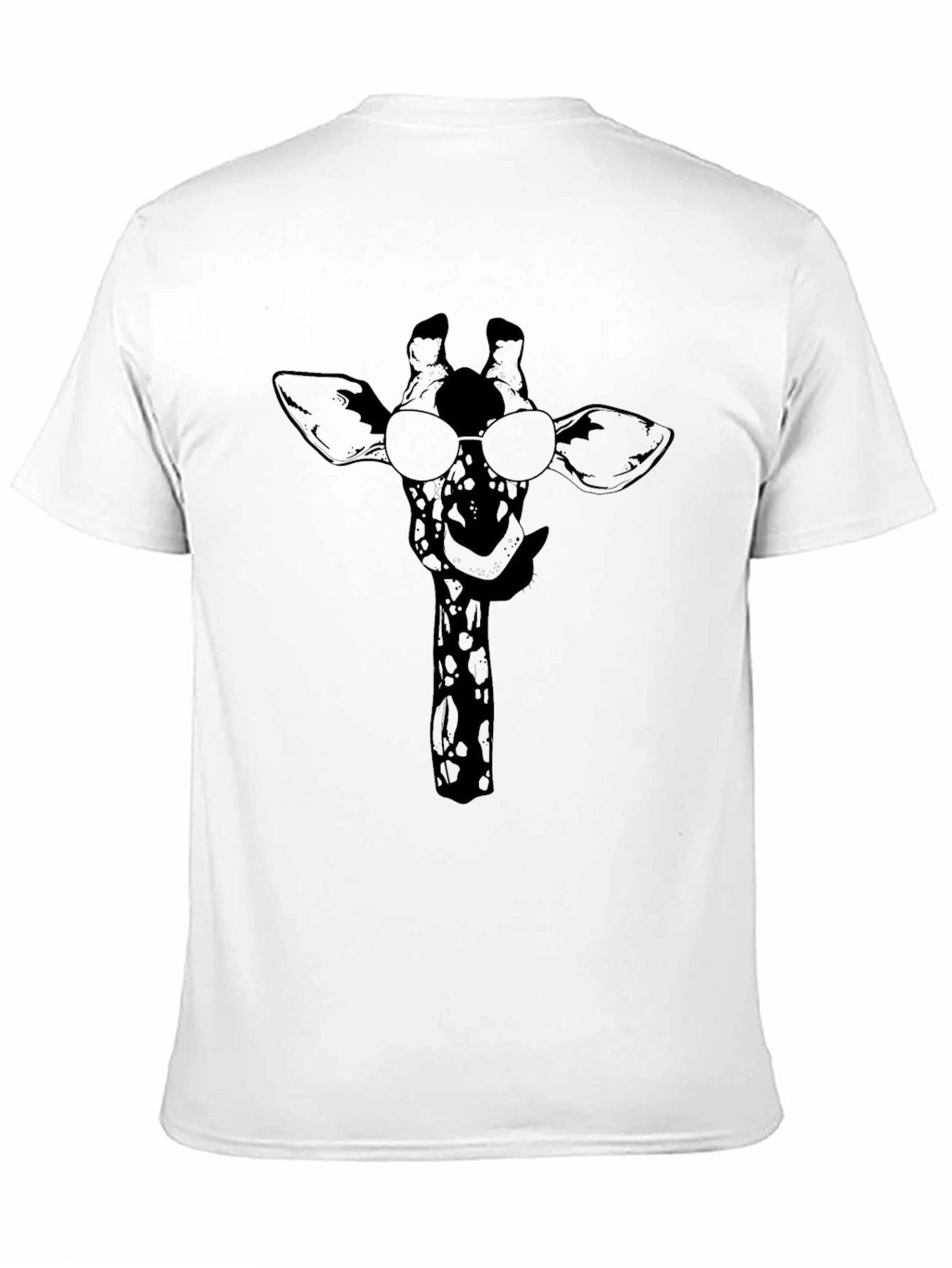 Cool Giraffe Black T-Shirt