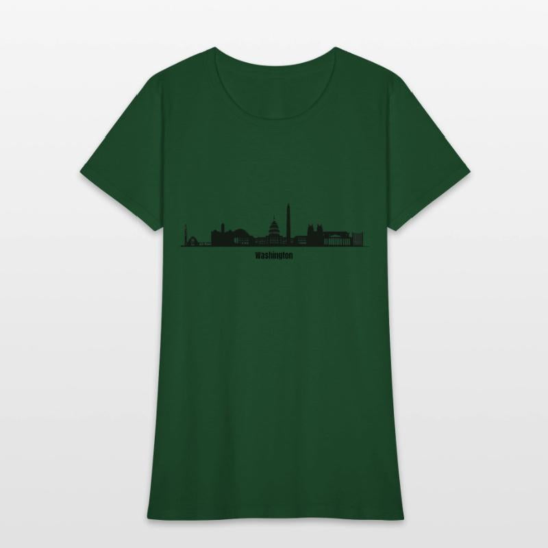 Minimalist Washington Skyscraper Art