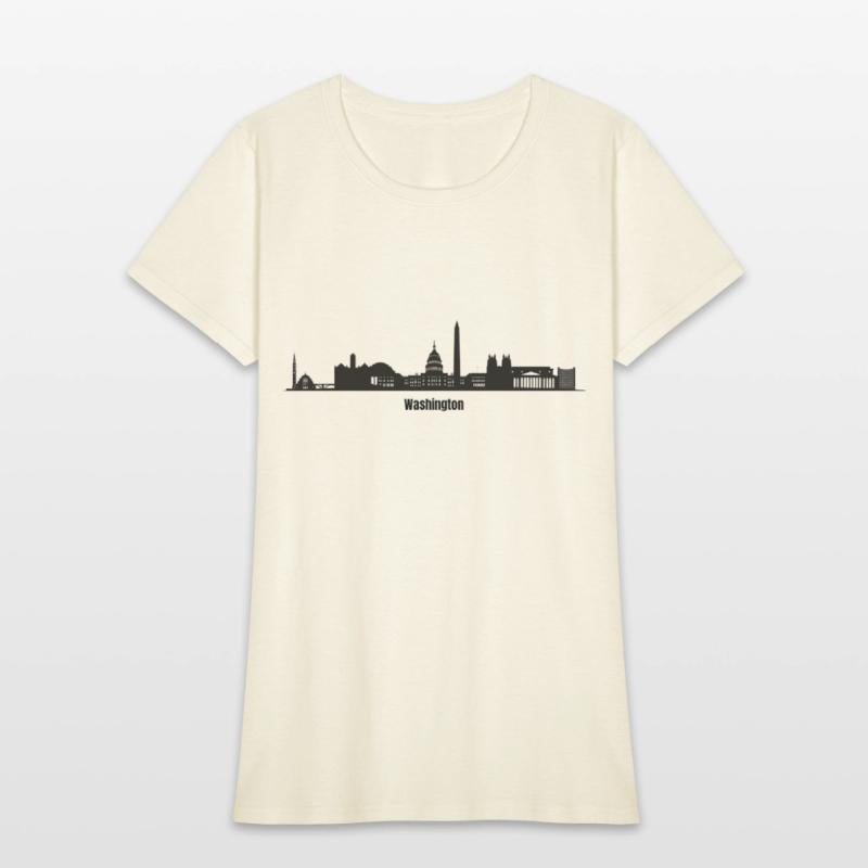 Minimalist Washington Skyscraper Art