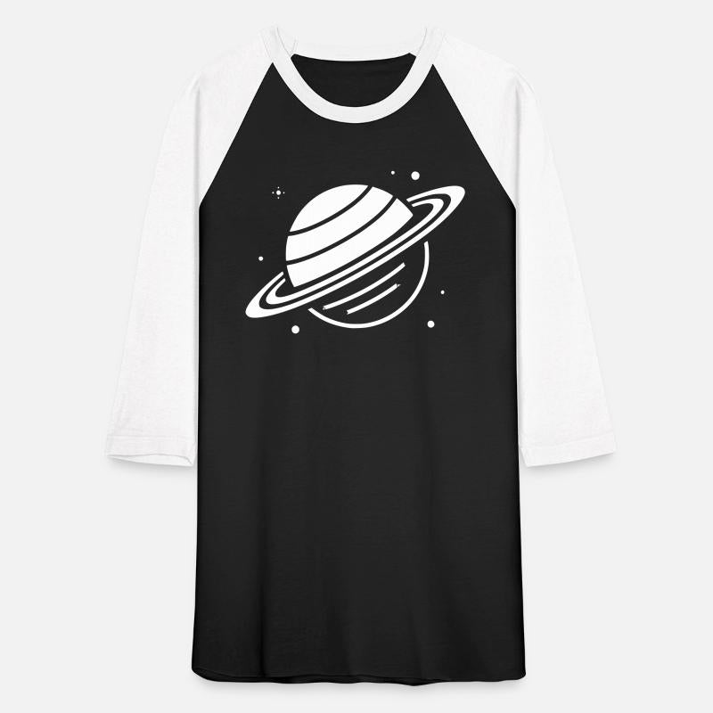Minimalistic Saturn Planet Space Vector path34