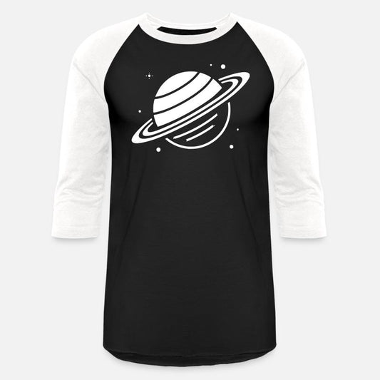 Minimalistic Saturn Planet Space Vector path34