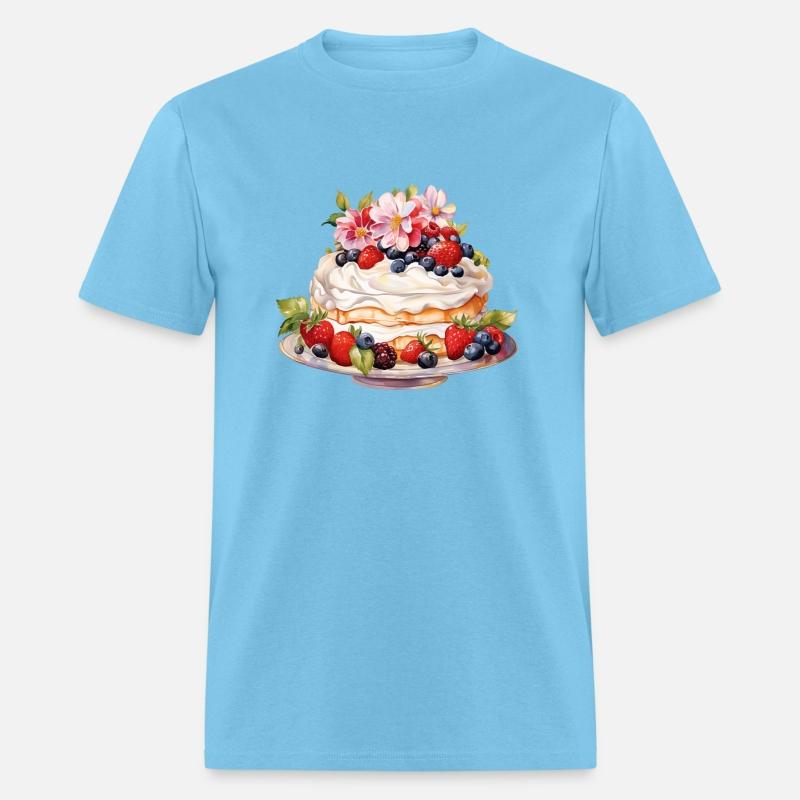 Mixed Berries Summer Floral Pavlova