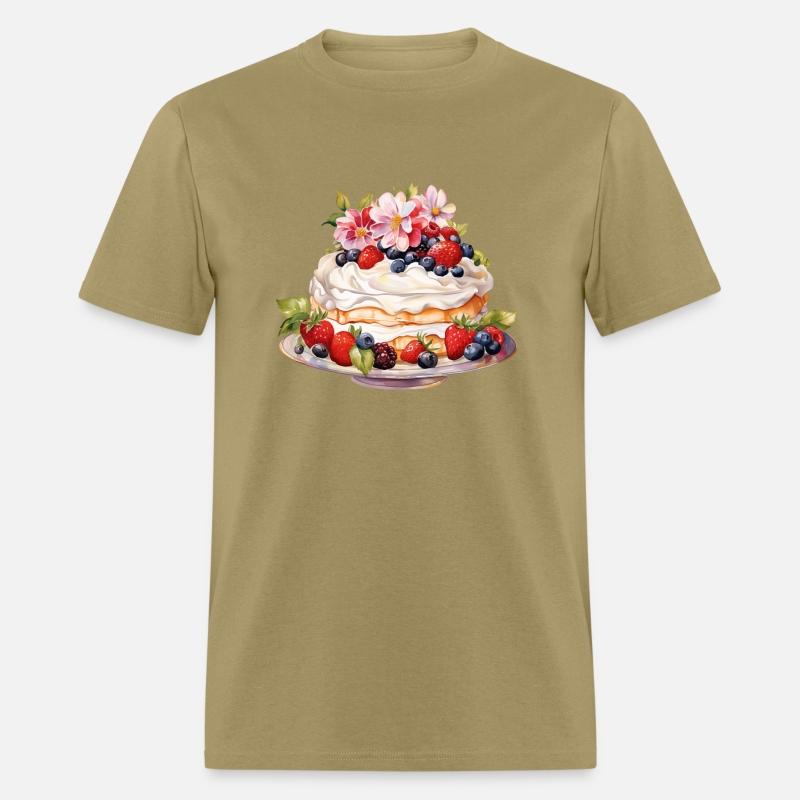 Mixed Berries Summer Floral Pavlova