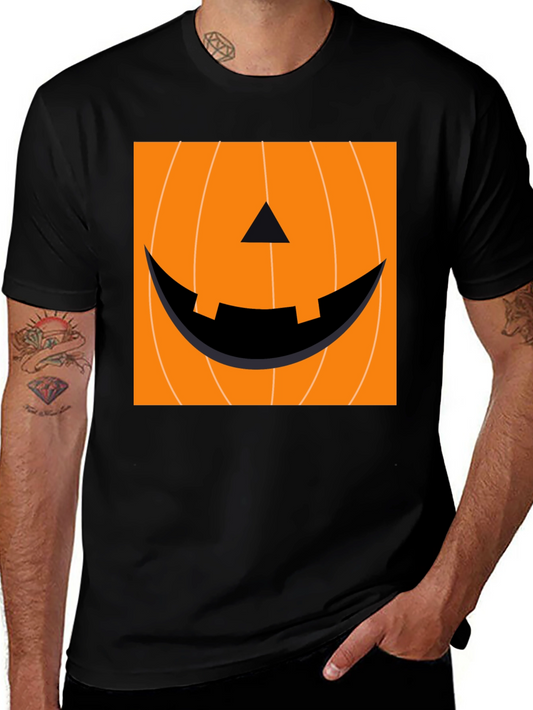 Halloween Pumpkin Face T-Shirt - Spooky Season Apparel