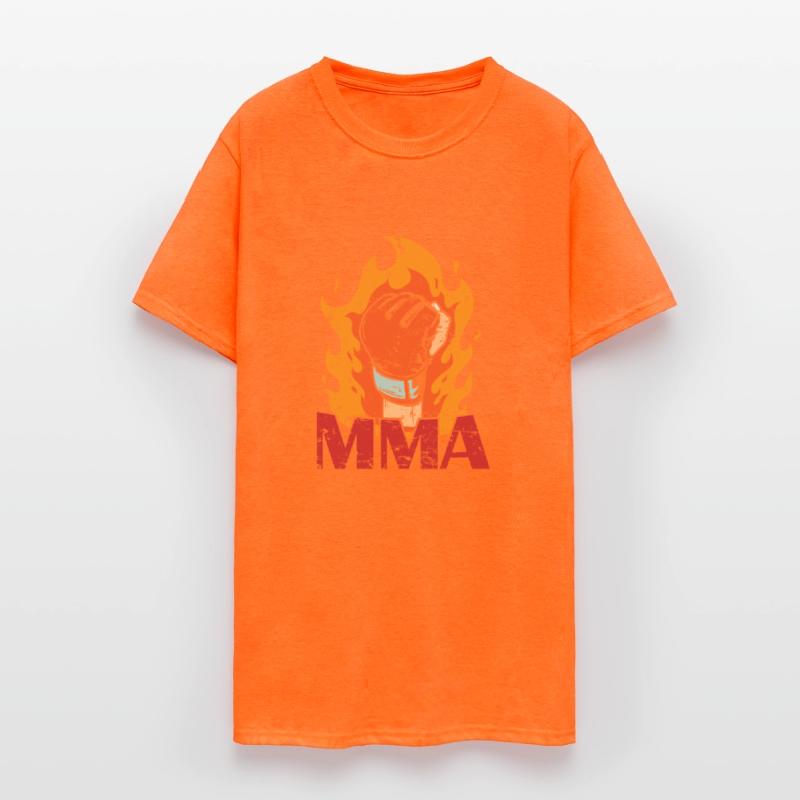 MMA burning Boxing Glove with Fire