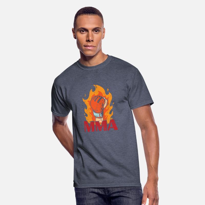 MMA burning Boxing Glove with Fire