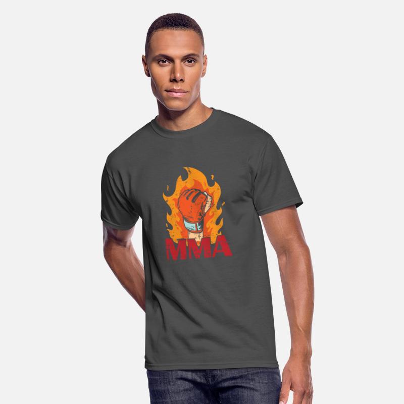 MMA burning Boxing Glove with Fire