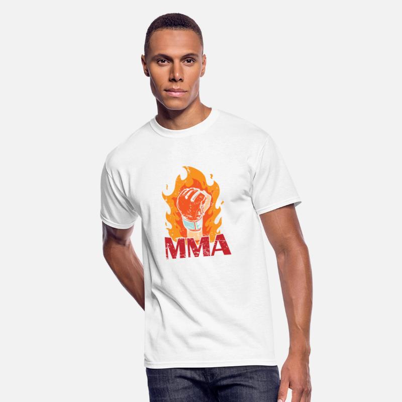 MMA burning Boxing Glove with Fire