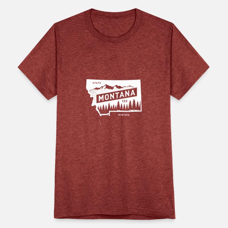 Montana Vintage State Map Badge