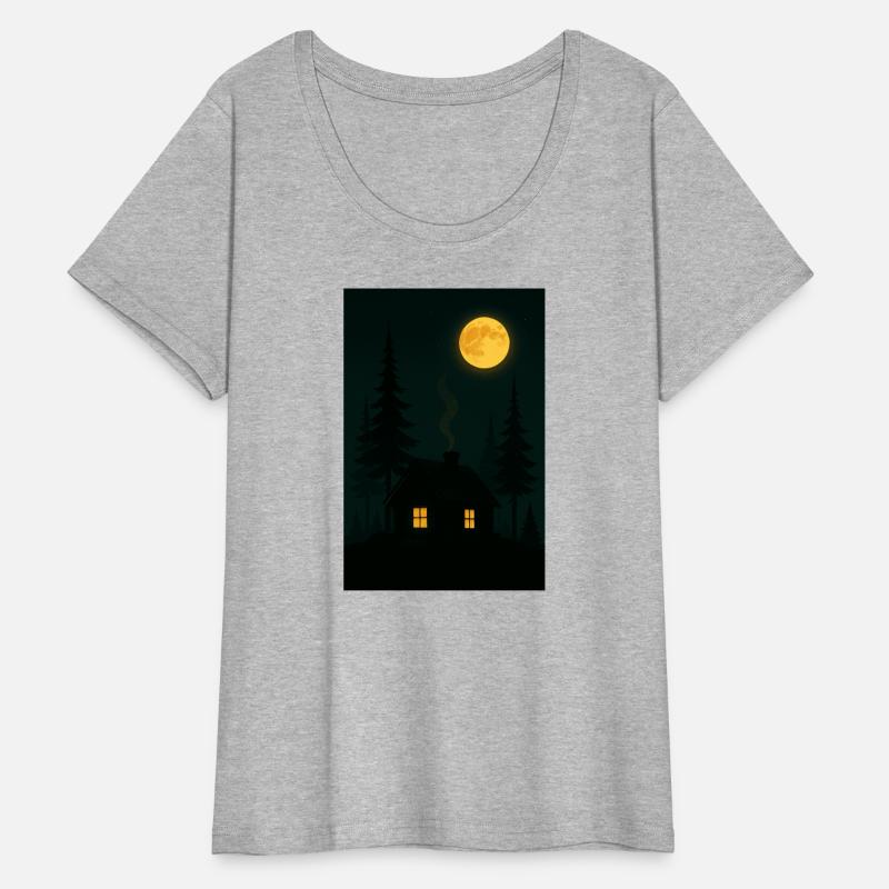 Moonlit Cabin Serenity