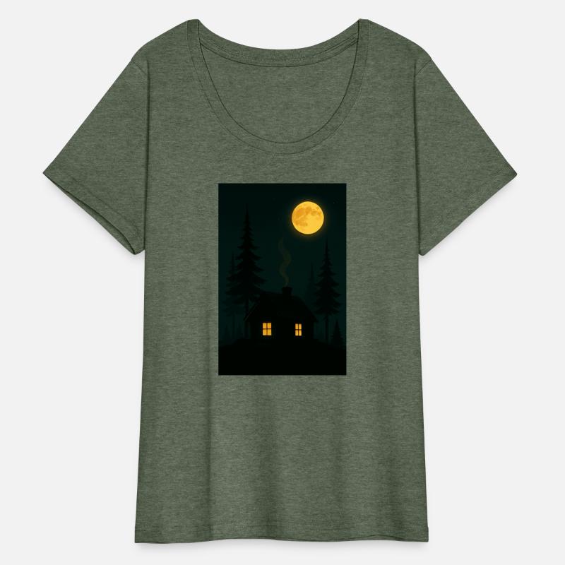 Moonlit Cabin Serenity