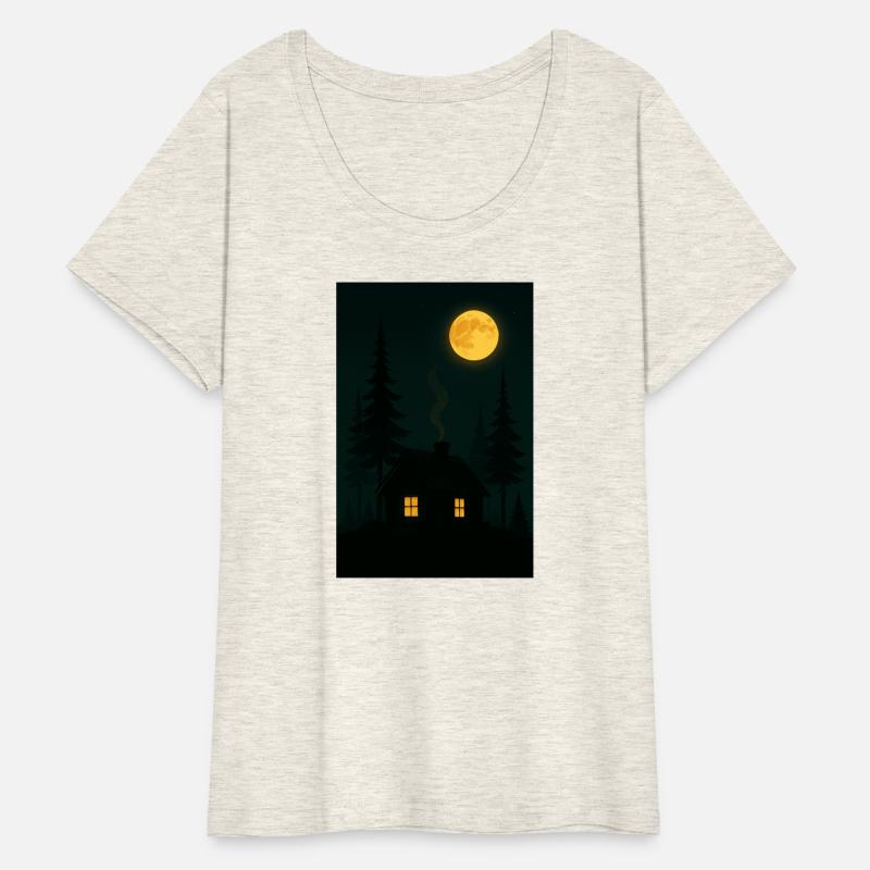 Moonlit Cabin Serenity
