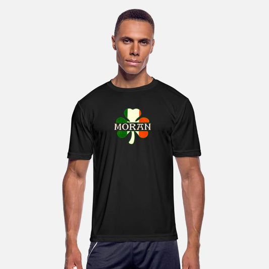 Moran Irish Surname Ireland Flag Shamrock