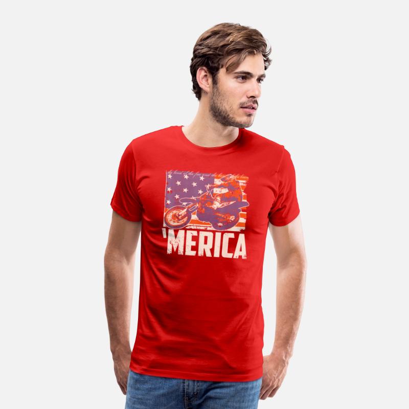 Motocross racer dirt bike 'Merica
