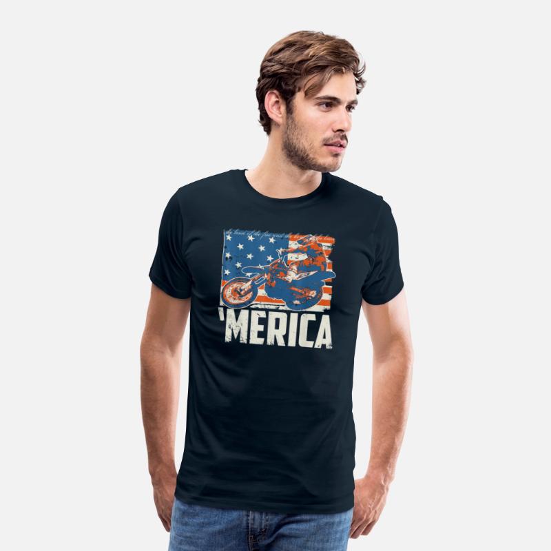 Motocross racer dirt bike 'Merica