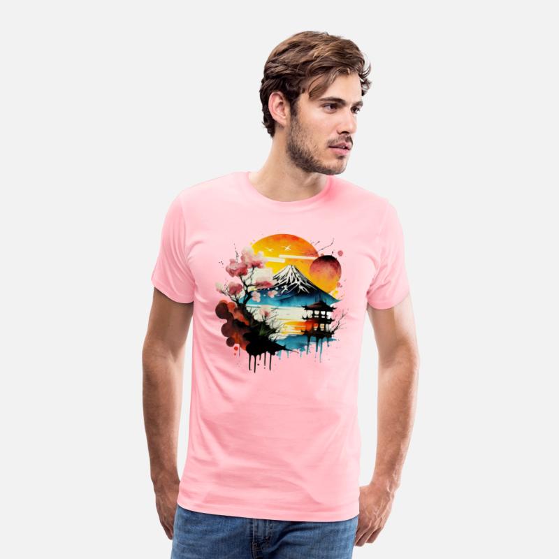 Mount Fuji | Cherry blossom | Japanese To (Pagoda)