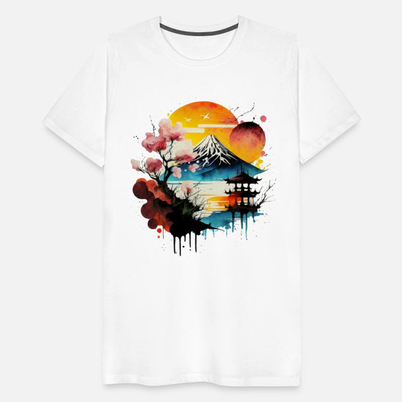 Mount Fuji | Cherry blossom | Japanese To (Pagoda)