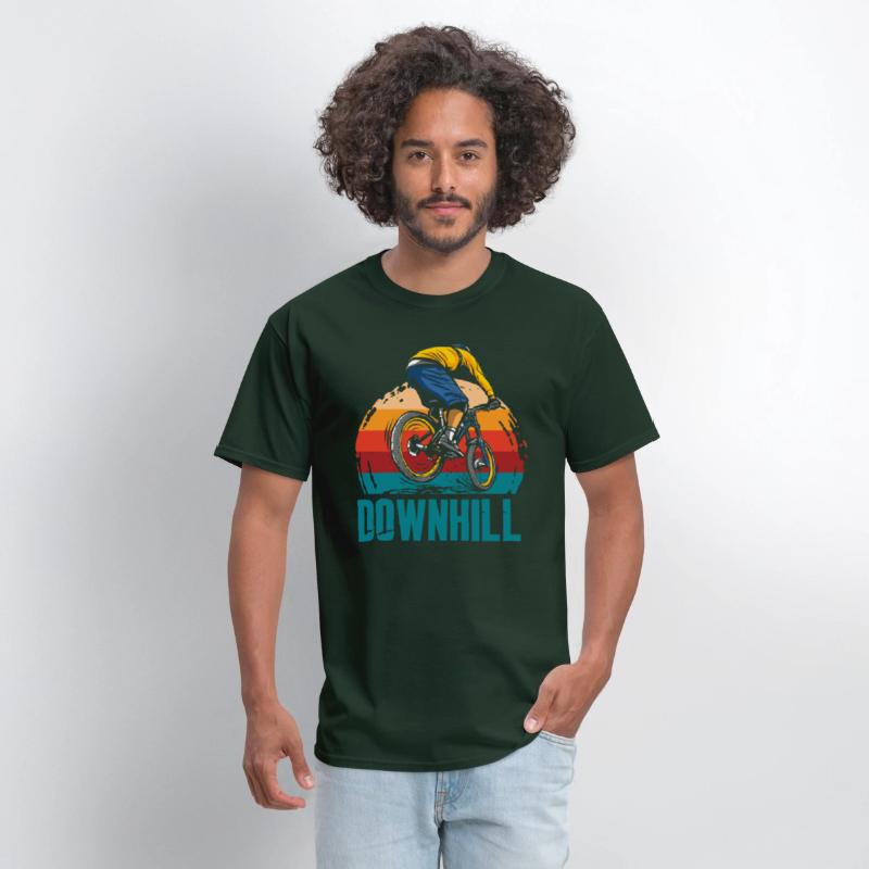 Mountain Bike Adventure Downhill Retro