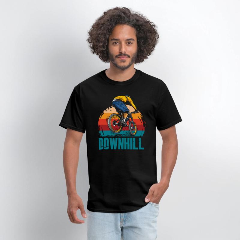 Mountain Bike Adventure Downhill Retro