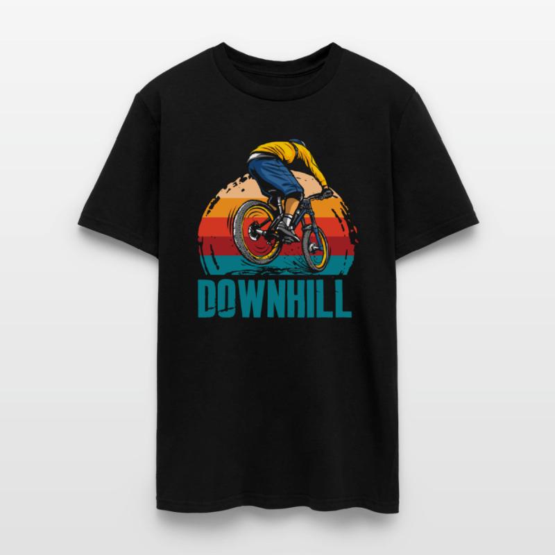 Mountain Bike Adventure Downhill Retro