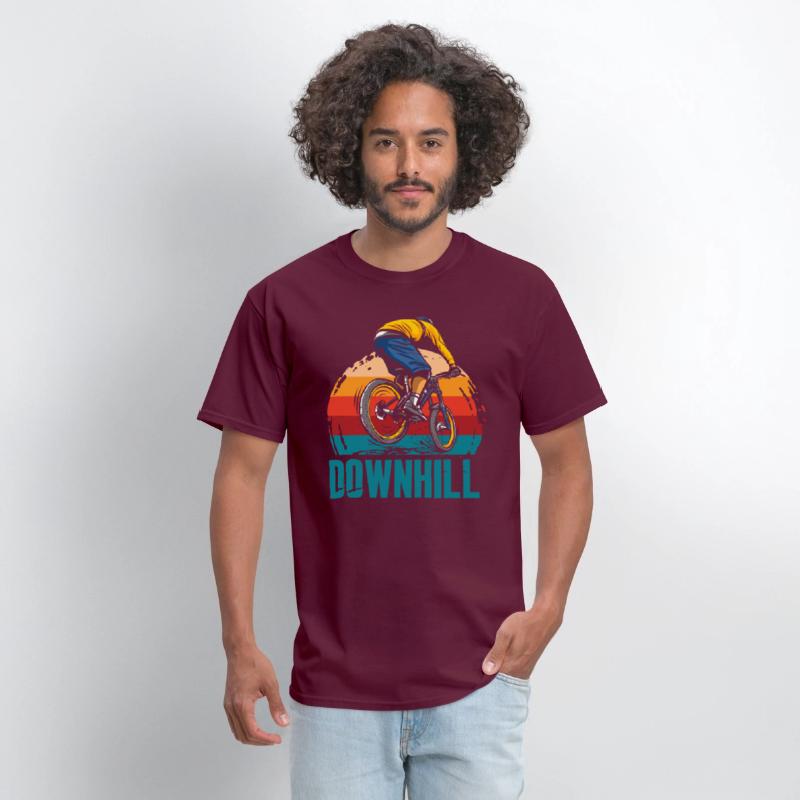 Mountain Bike Adventure Downhill Retro