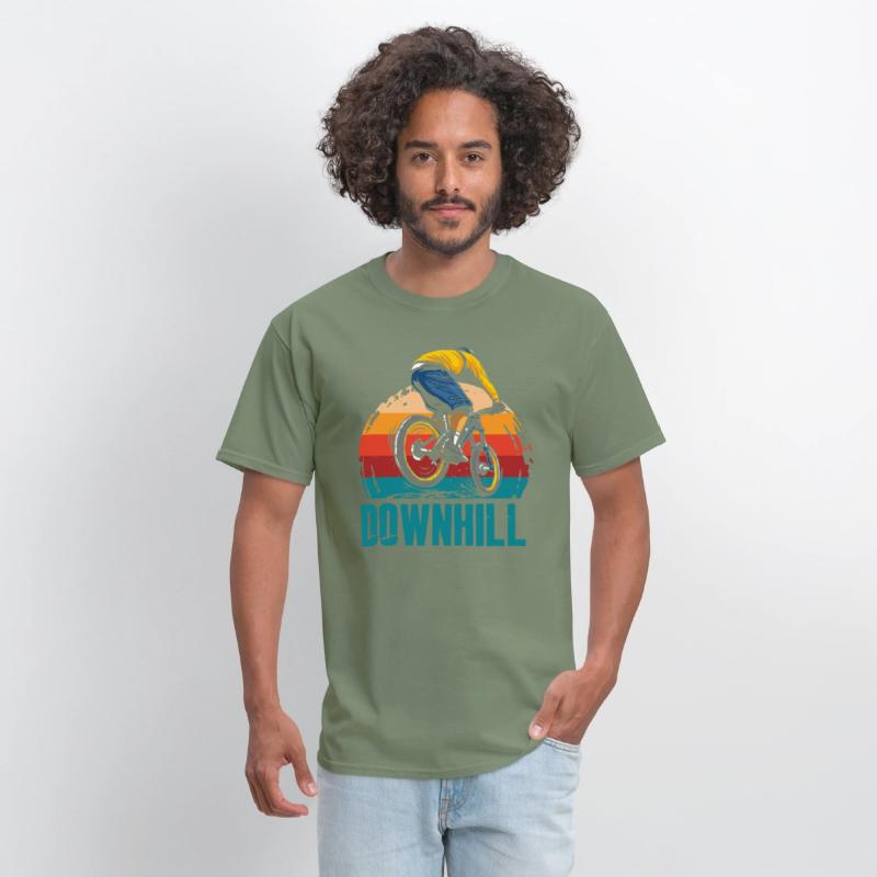 Mountain Bike Adventure Downhill Retro