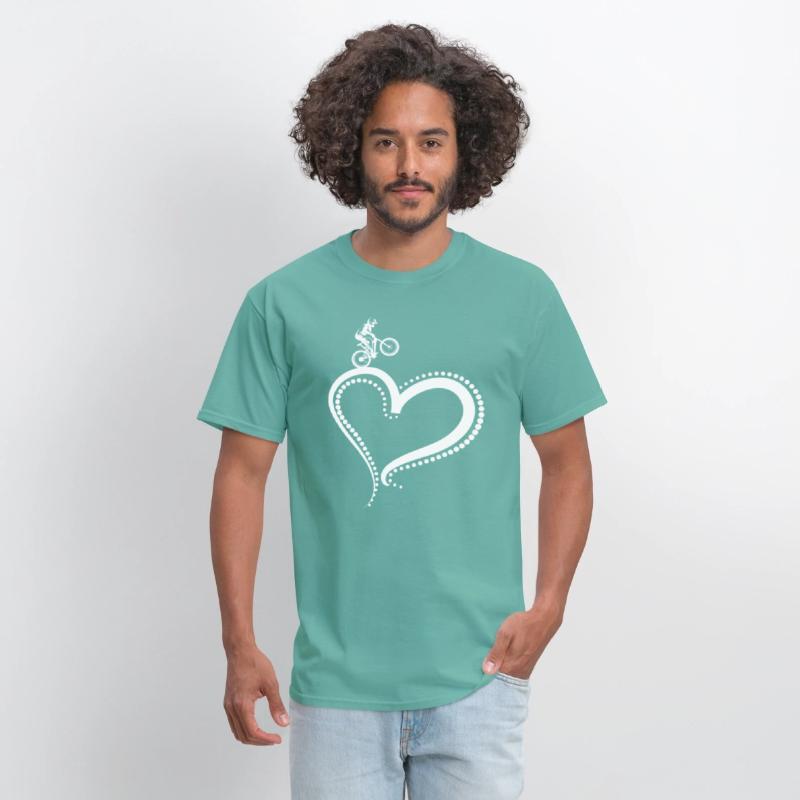 Mountain Biker Heart Adventure