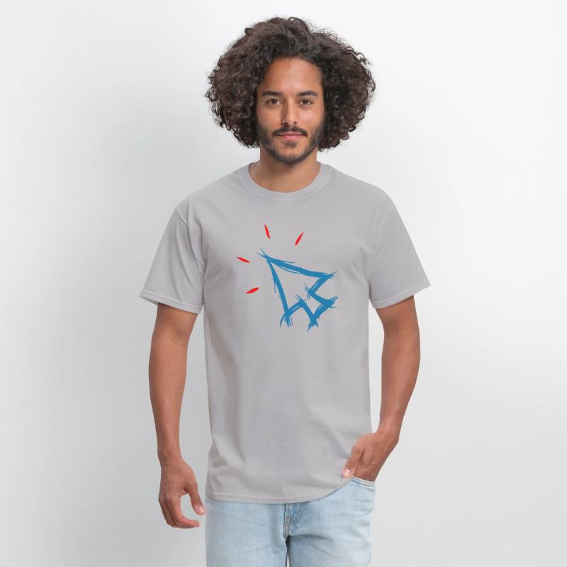 Mouse pointer cursor symbol, arrow, hand drawn.