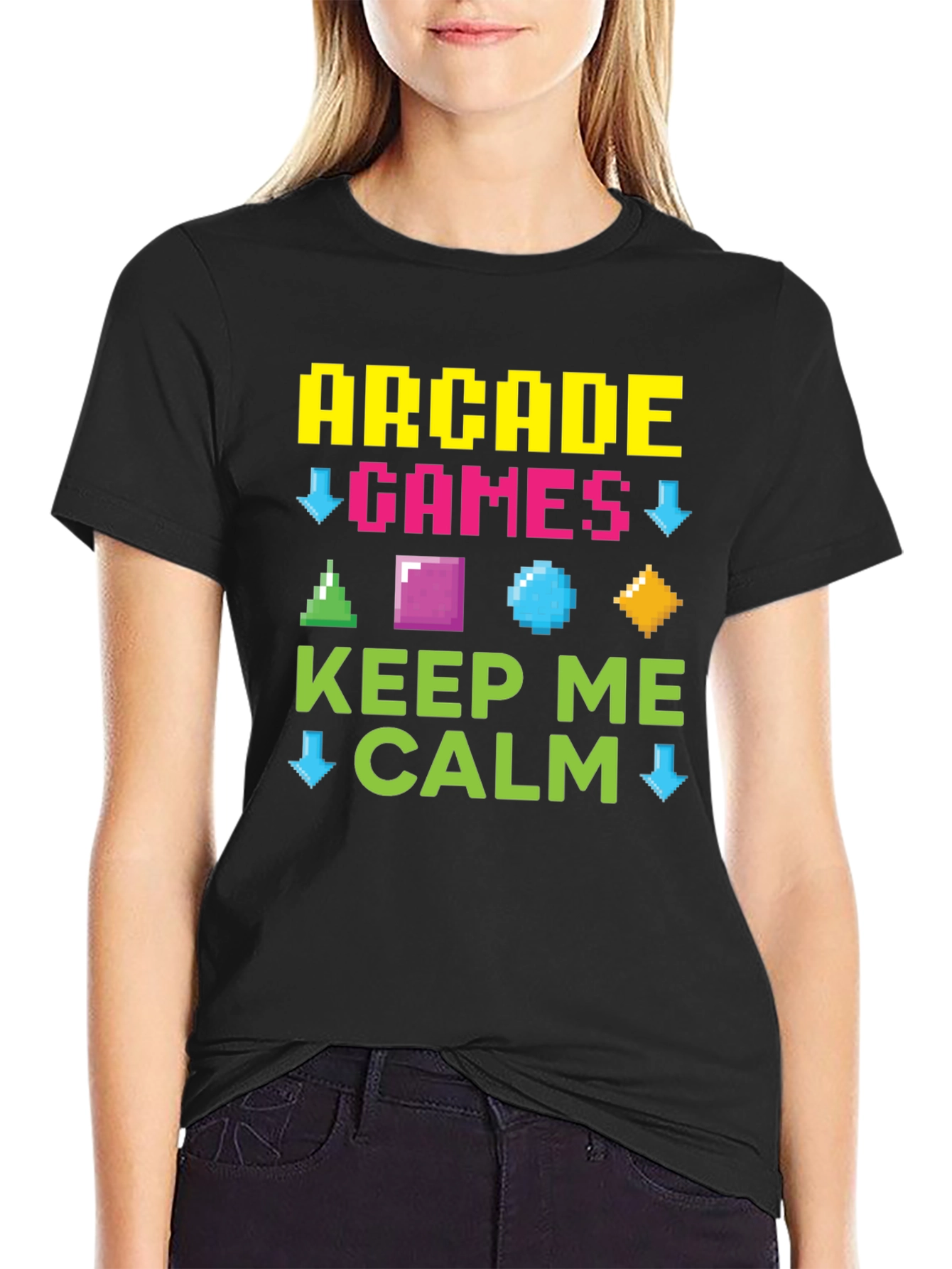 Arcade Games Keep Me Calm Graphic Tee
