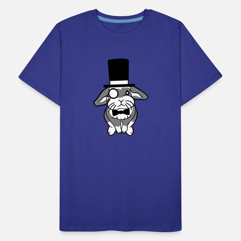 Mr. Rabbit Gentleman Top Hat Monocle Glasses rich