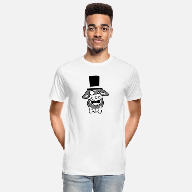 Mr. Rabbit Gentleman Top Hat Monocle Glasses rich