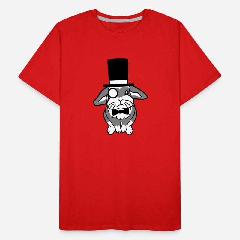 Mr. Rabbit Gentleman Top Hat Monocle Glasses rich