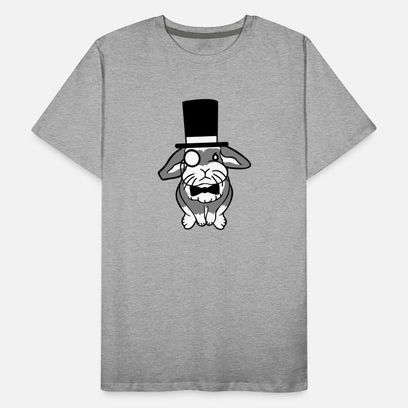 Mr. Rabbit Gentleman Top Hat Monocle Glasses rich