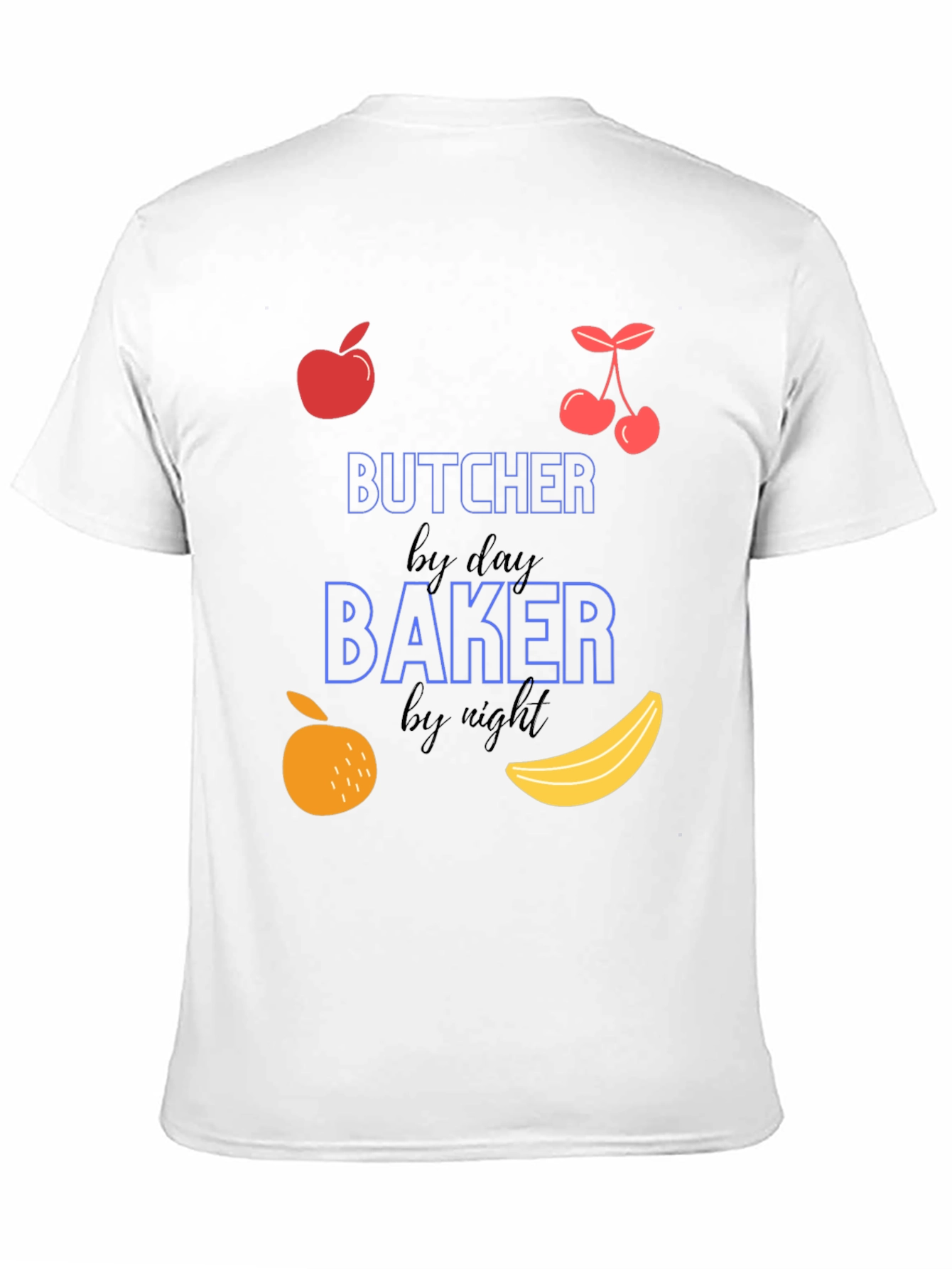 Butcher by Day Baker by Night Novelty T-Shirt