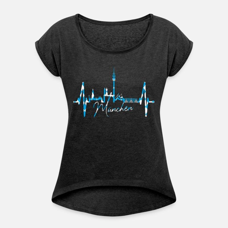 Munich Skyline Heartbeat Bavarian Oktoberfest Gift