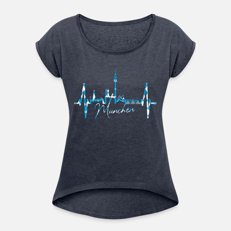 Munich Skyline Heartbeat Bavarian Oktoberfest Gift