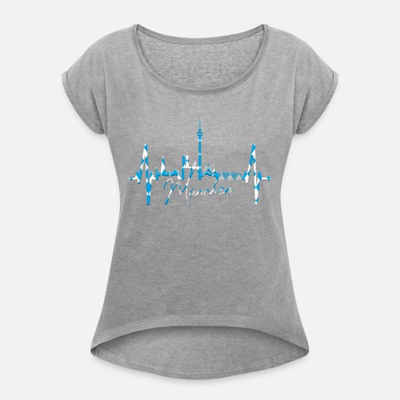 Munich Skyline Heartbeat Bavarian Oktoberfest Gift