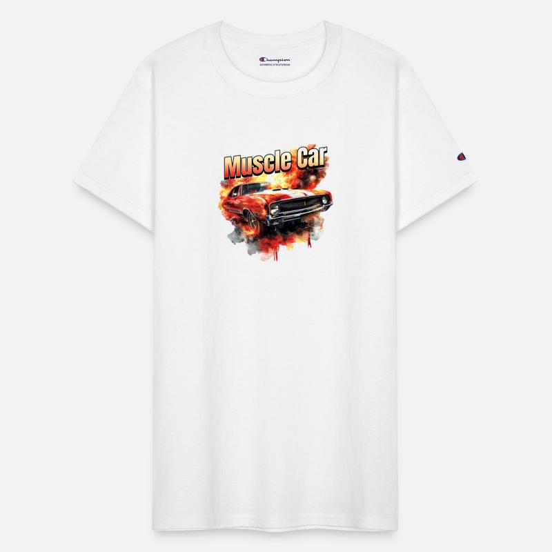Muscle Car on Fire