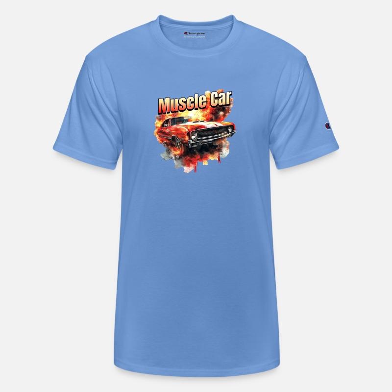 Muscle Car on Fire