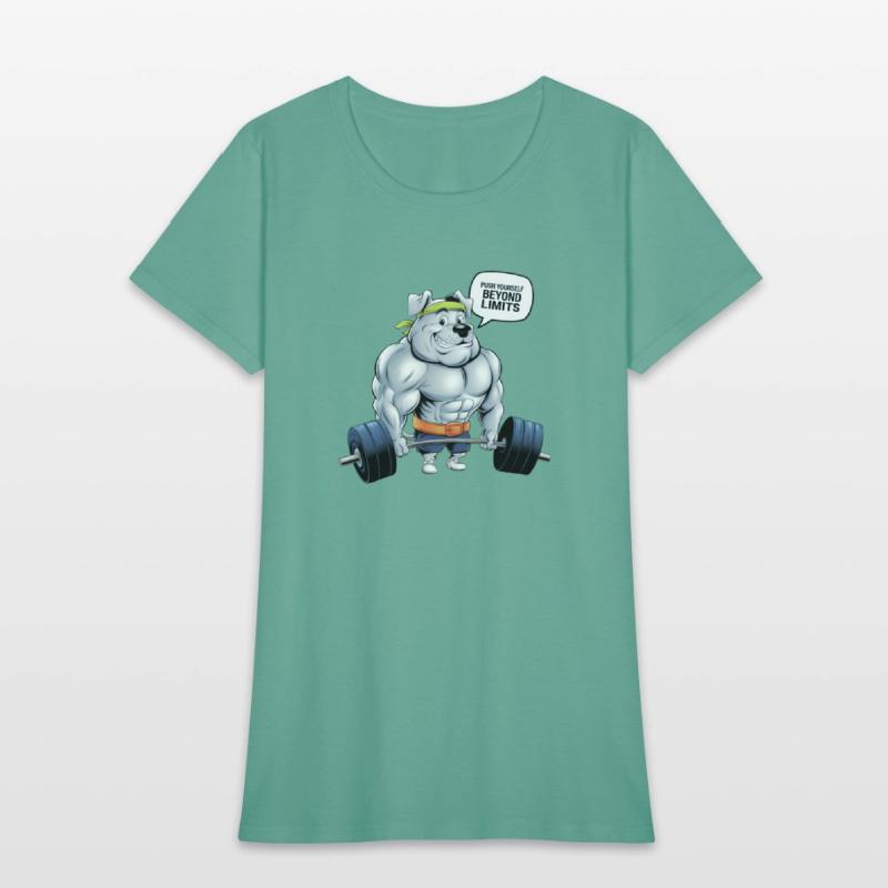 Muscular Dog Gym T-Shirt: Push Beyond Limits