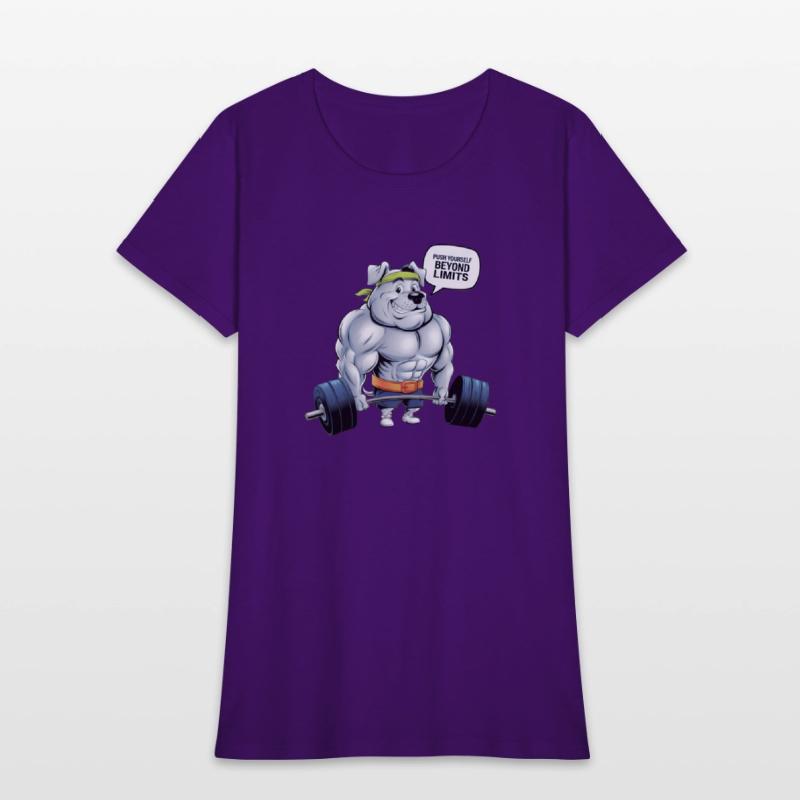 Muscular Dog Gym T-Shirt: Push Beyond Limits