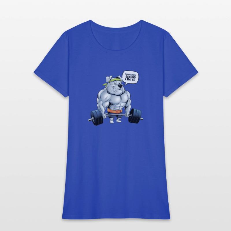 Muscular Dog Gym T-Shirt: Push Beyond Limits
